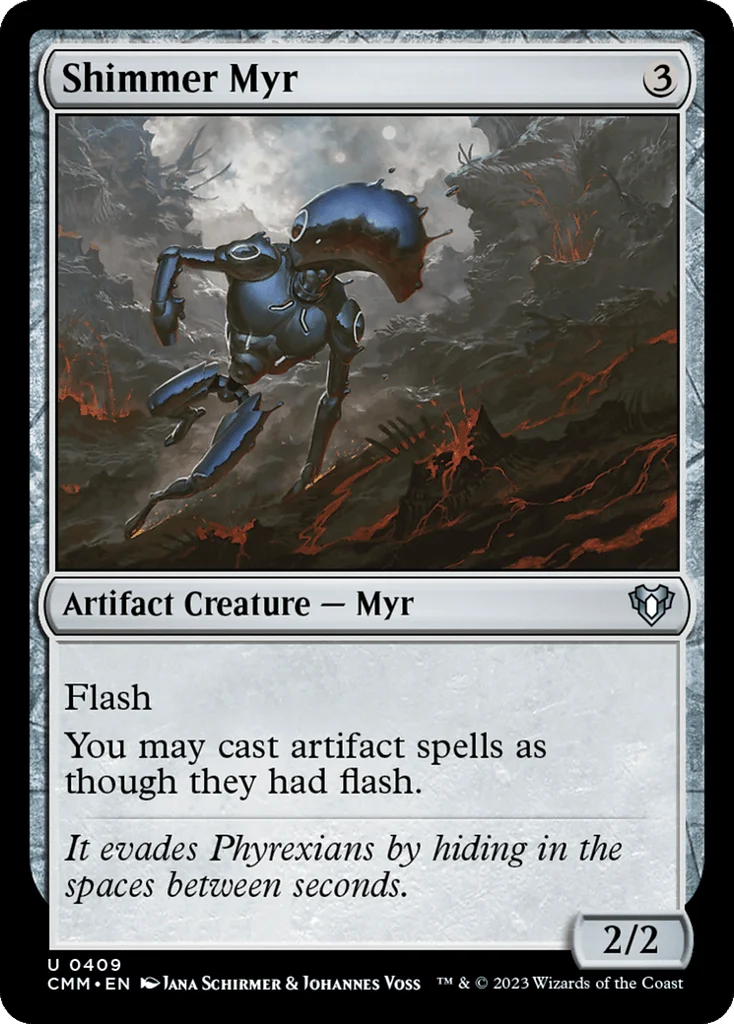 Shimmer Myr · Commander Masters
