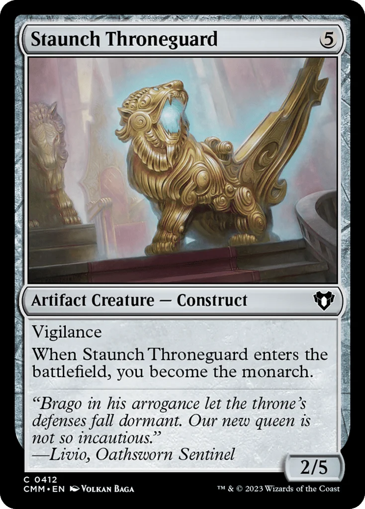 Staunch Throneguard · Commander Masters