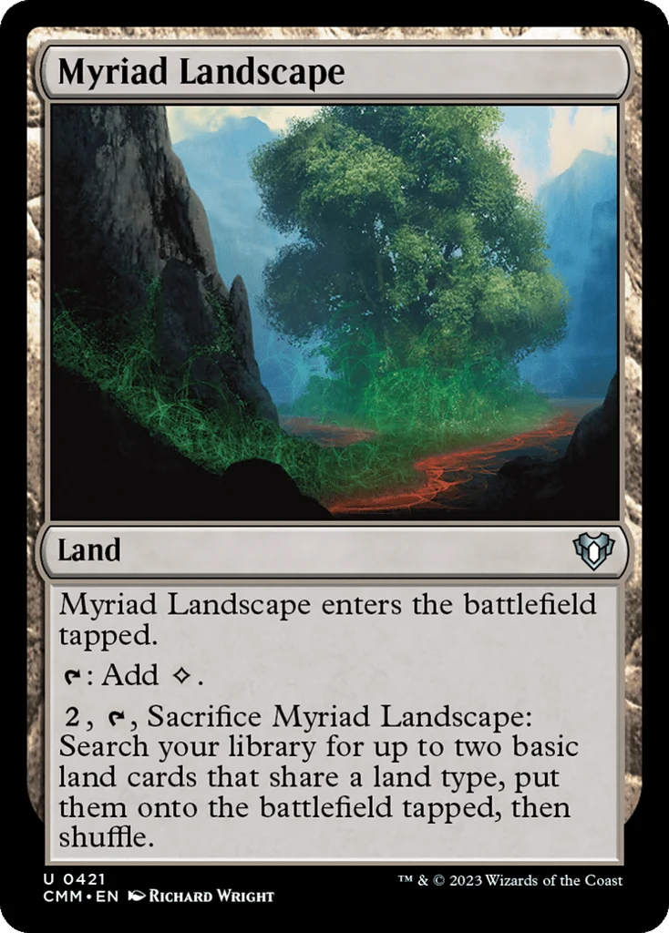 Myriad Landscape · Commander Masters