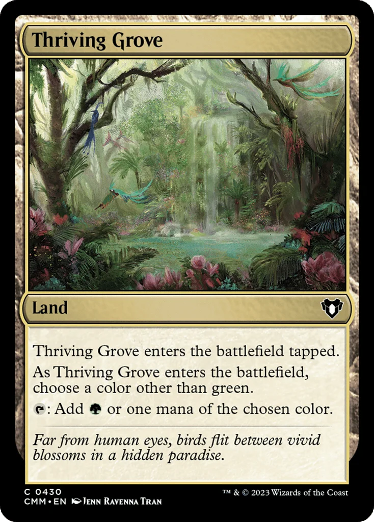 Thriving Grove · Commander Masters