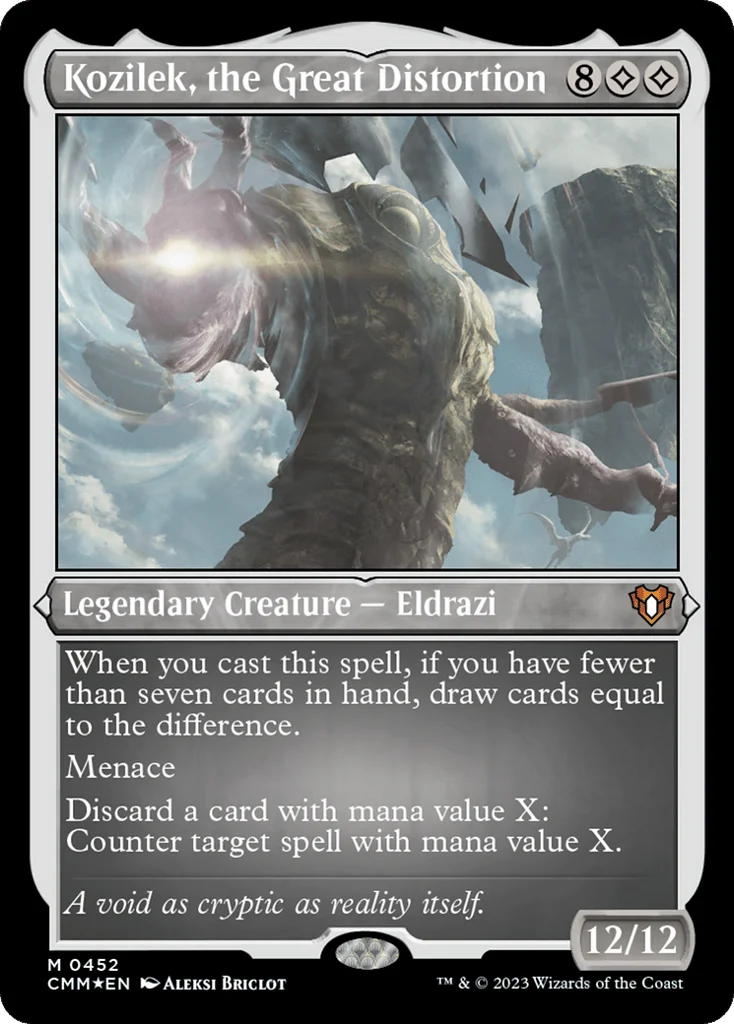 Kozilek, the Great Distortion · Commander Masters