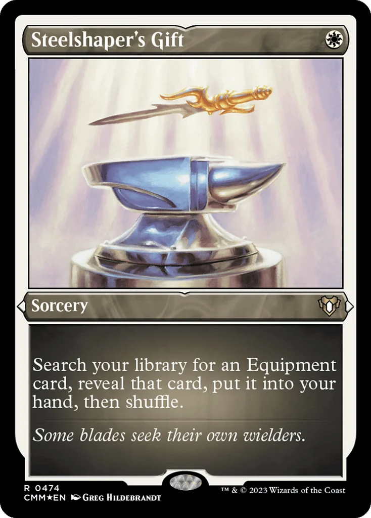 Steelshaper's Gift · Commander Masters