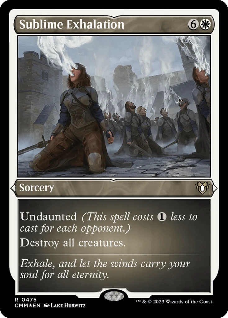 Sublime Exhalation · Commander Masters