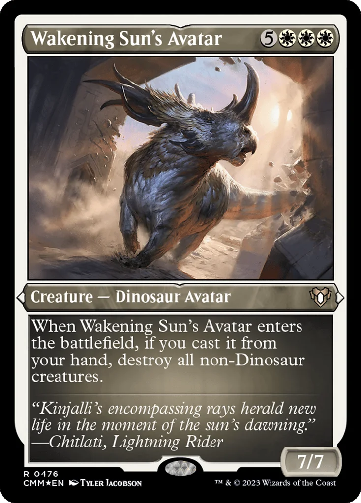Wakening Sun's Avatar · Commander Masters