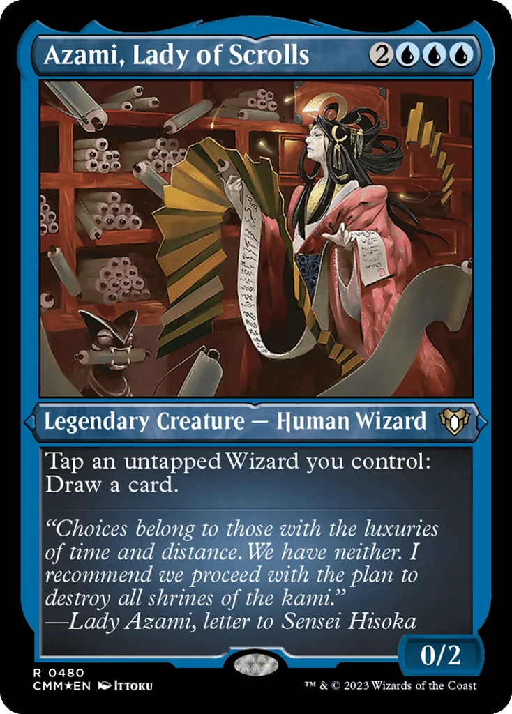 Azami, Lady of Scrolls · Commander Masters