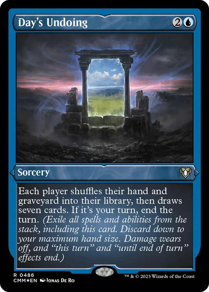 Day's Undoing · Commander Masters
