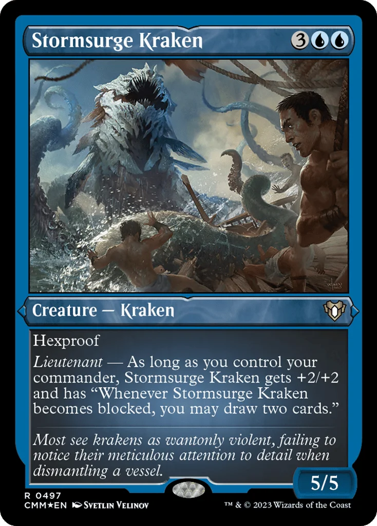 Stormsurge Kraken · Commander Masters