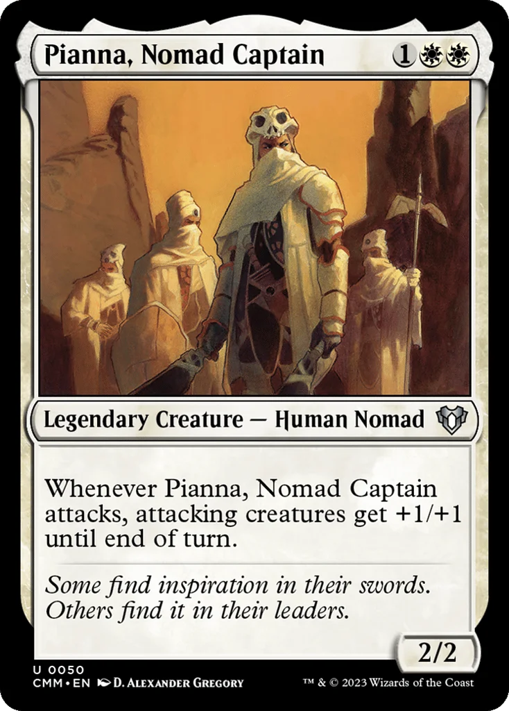 Pianna, Nomad Captain · Commander Masters