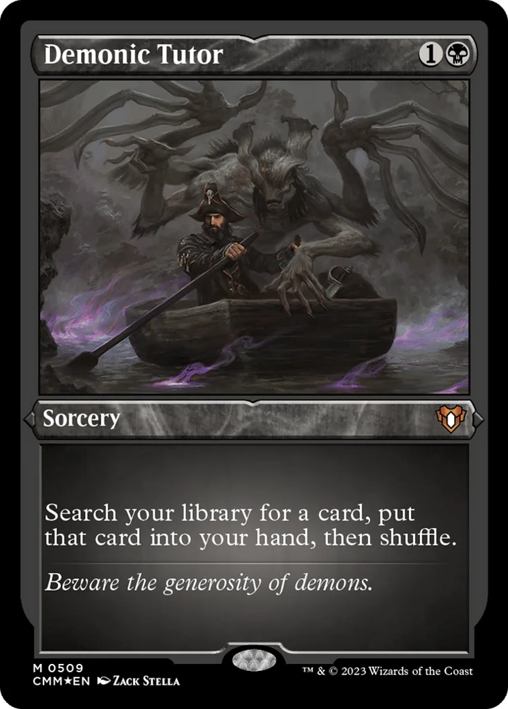 Demonic Tutor · Commander Masters
