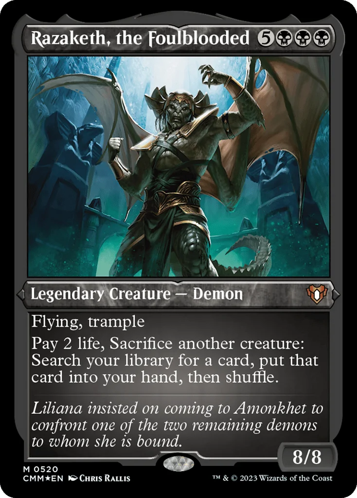 Razaketh, the Foulblooded · Commander Masters