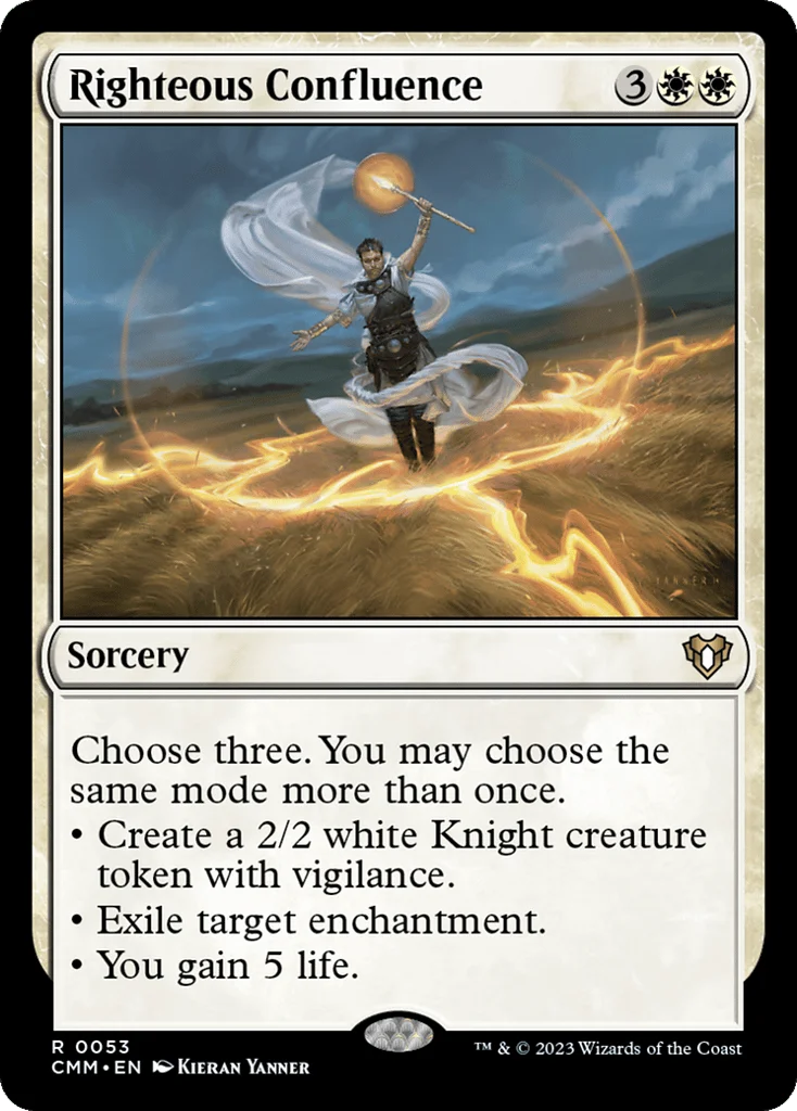 Righteous Confluence · Commander Masters