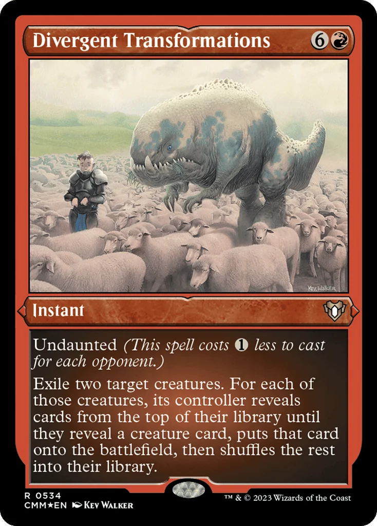 Divergent Transformations · Commander Masters