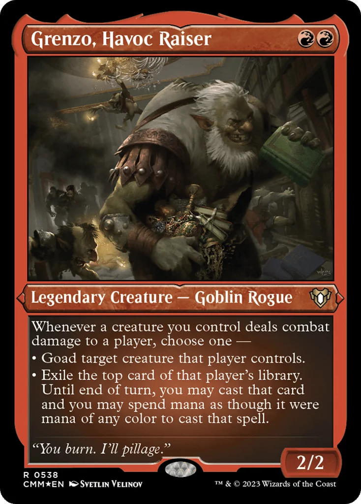Grenzo, Havoc Raiser · Commander Masters