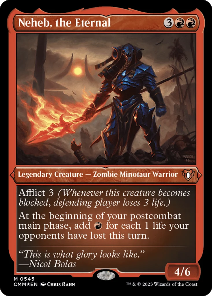 Neheb, the Eternal · Commander Masters