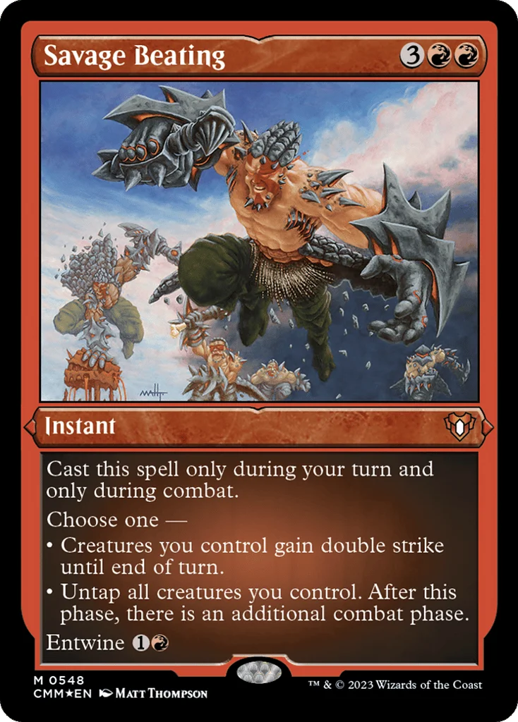 Savage Beating · Commander Masters