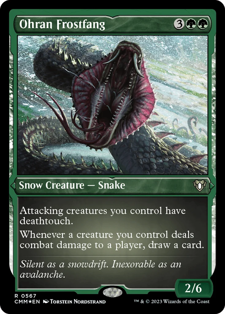 Ohran Frostfang · Commander Masters