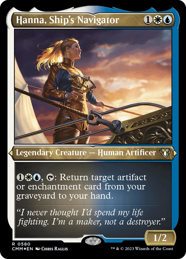 Hanna, Ship's Navigator · Commander Masters