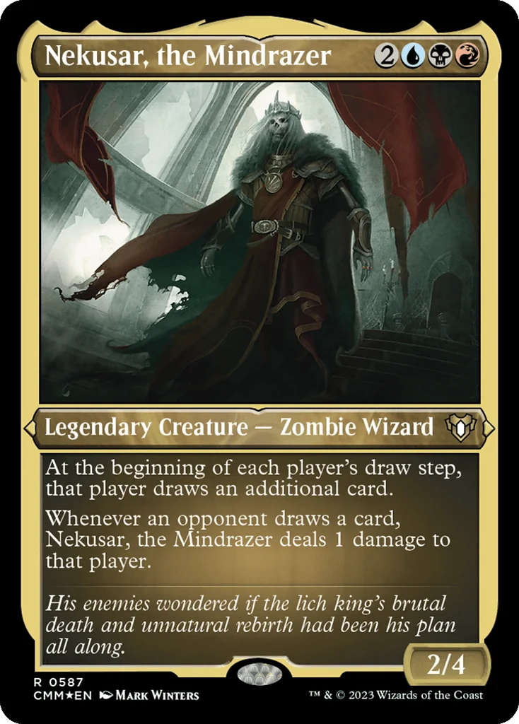 Nekusar, the Mindrazer · Commander Masters