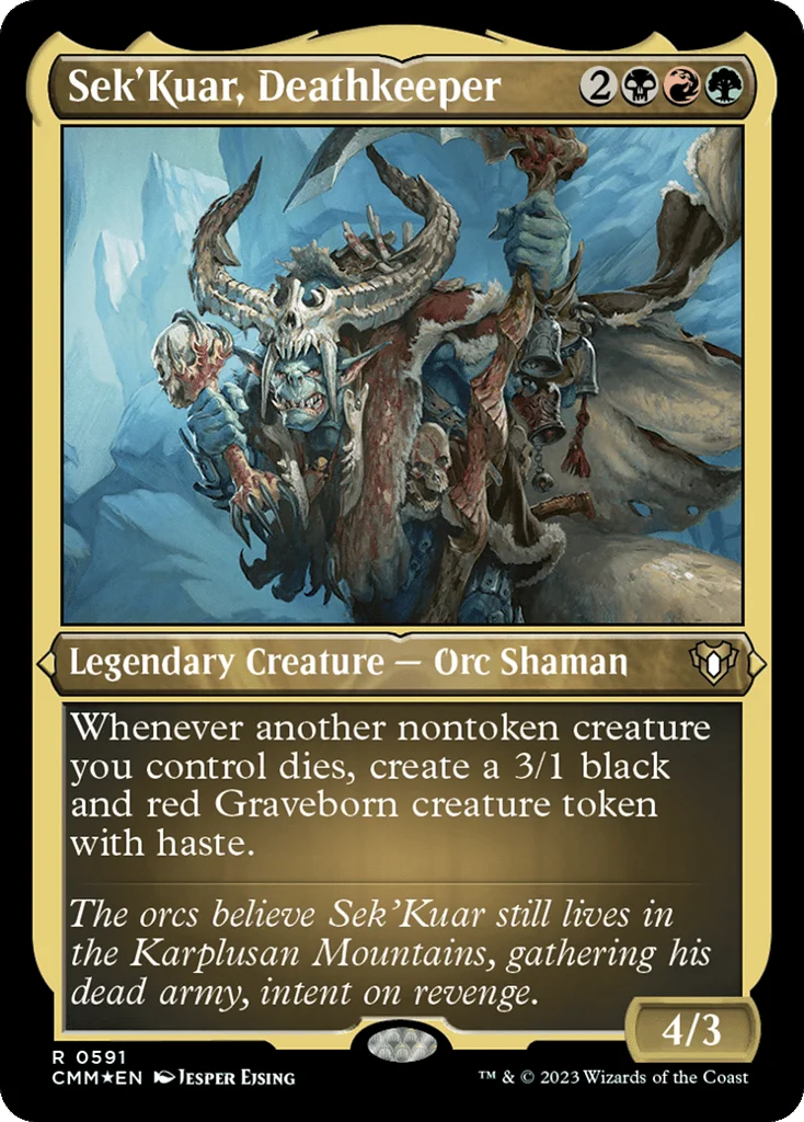 Sek'Kuar, Deathkeeper · Commander Masters