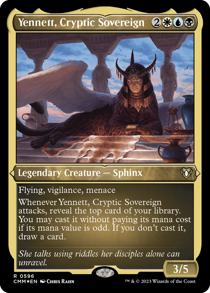 Yennett, Cryptic Sovereign · Commander Masters