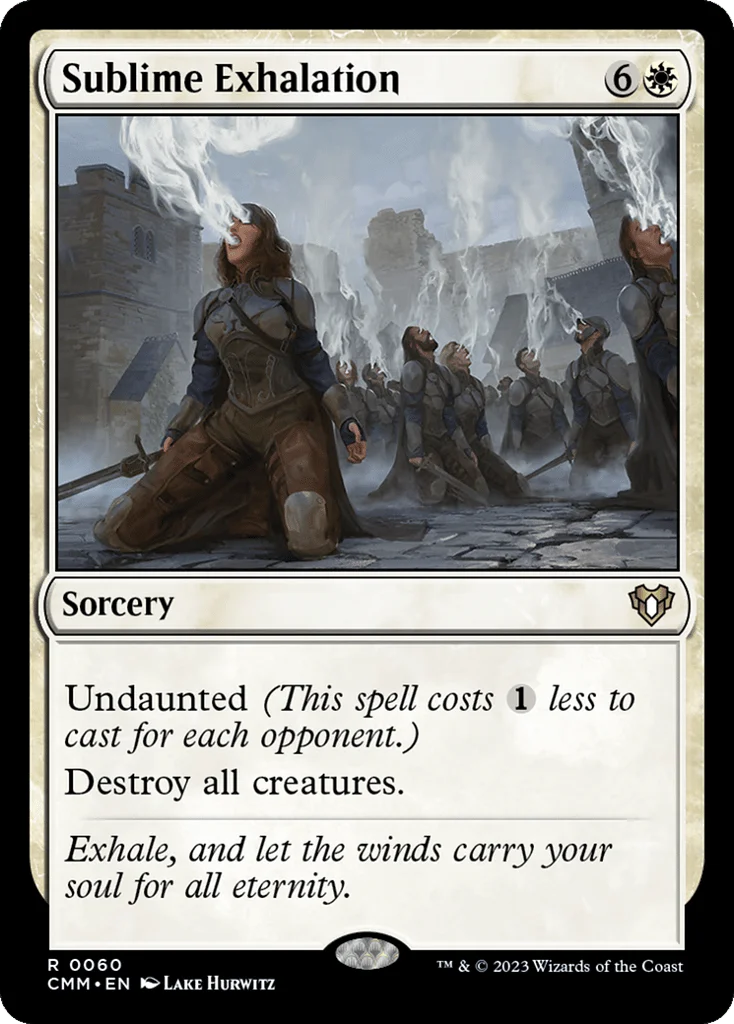 Sublime Exhalation · Commander Masters