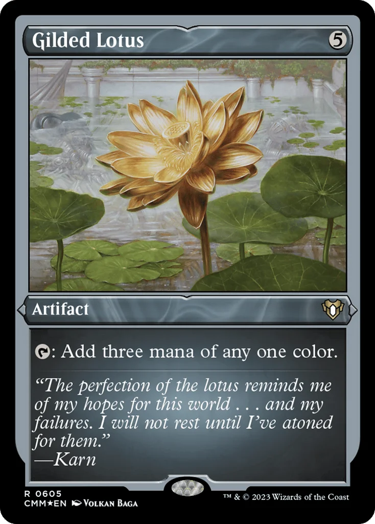 Gilded Lotus · Commander Masters