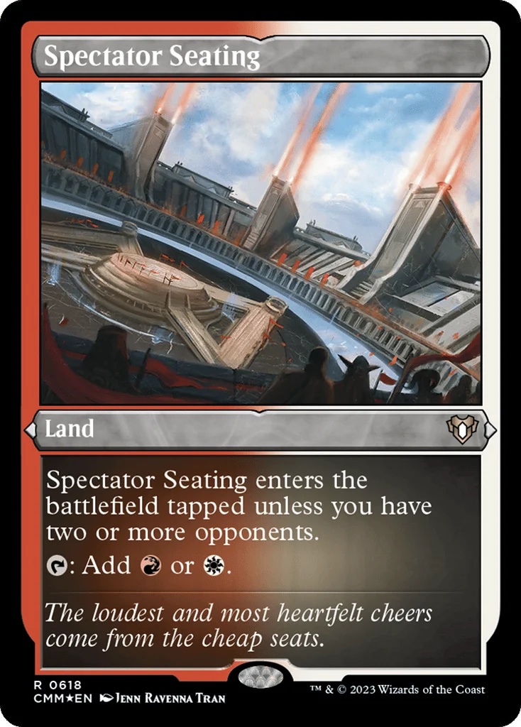 Spectator Seating · Commander Masters
