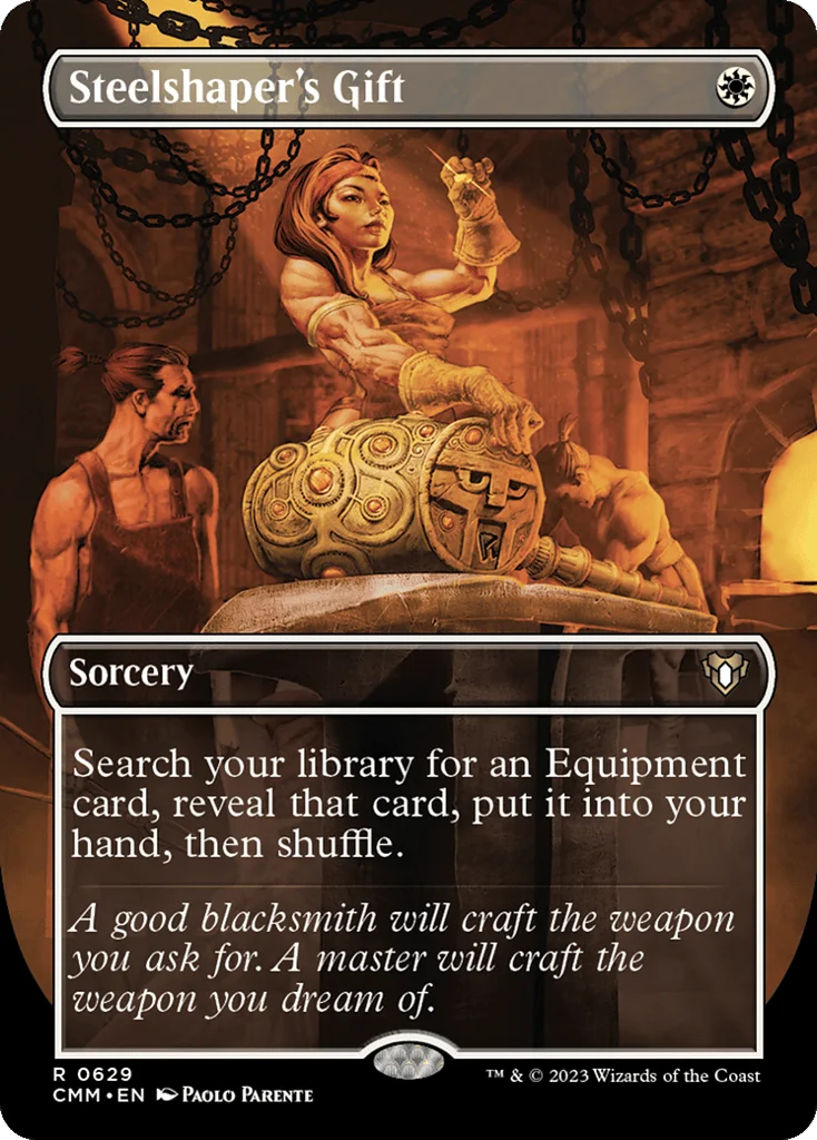 Steelshaper's Gift · Commander Masters