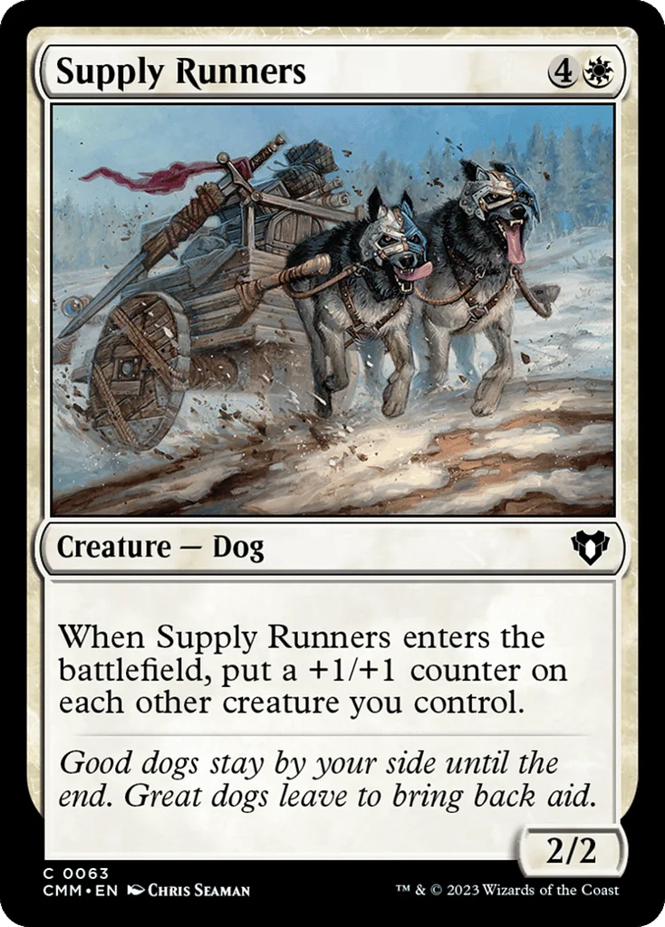 Supply Runners · Commander Masters