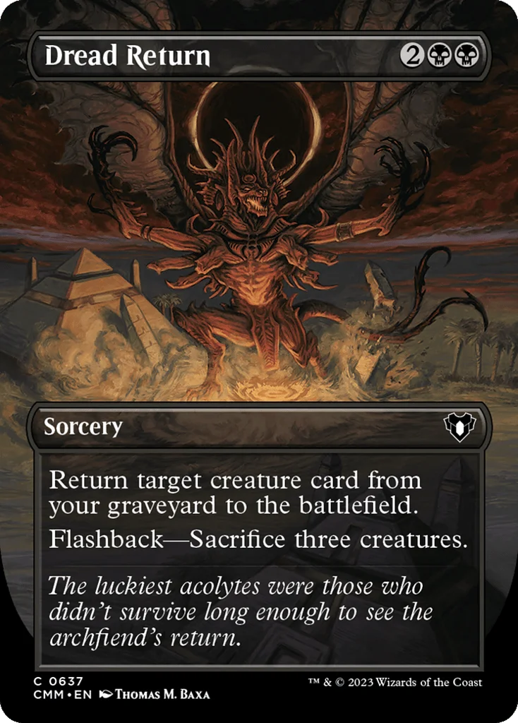 Dread Return · Commander Masters
