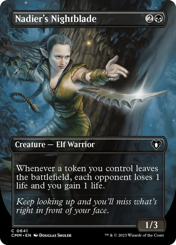 Nadier's Nightblade · Commander Masters