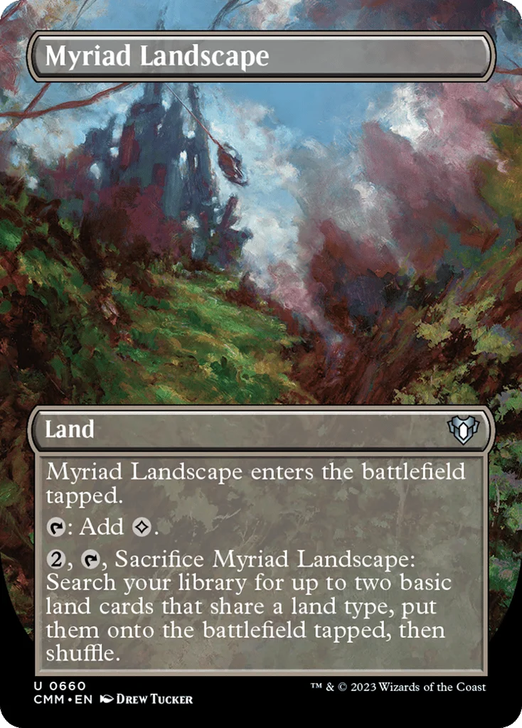 Myriad Landscape · Commander Masters