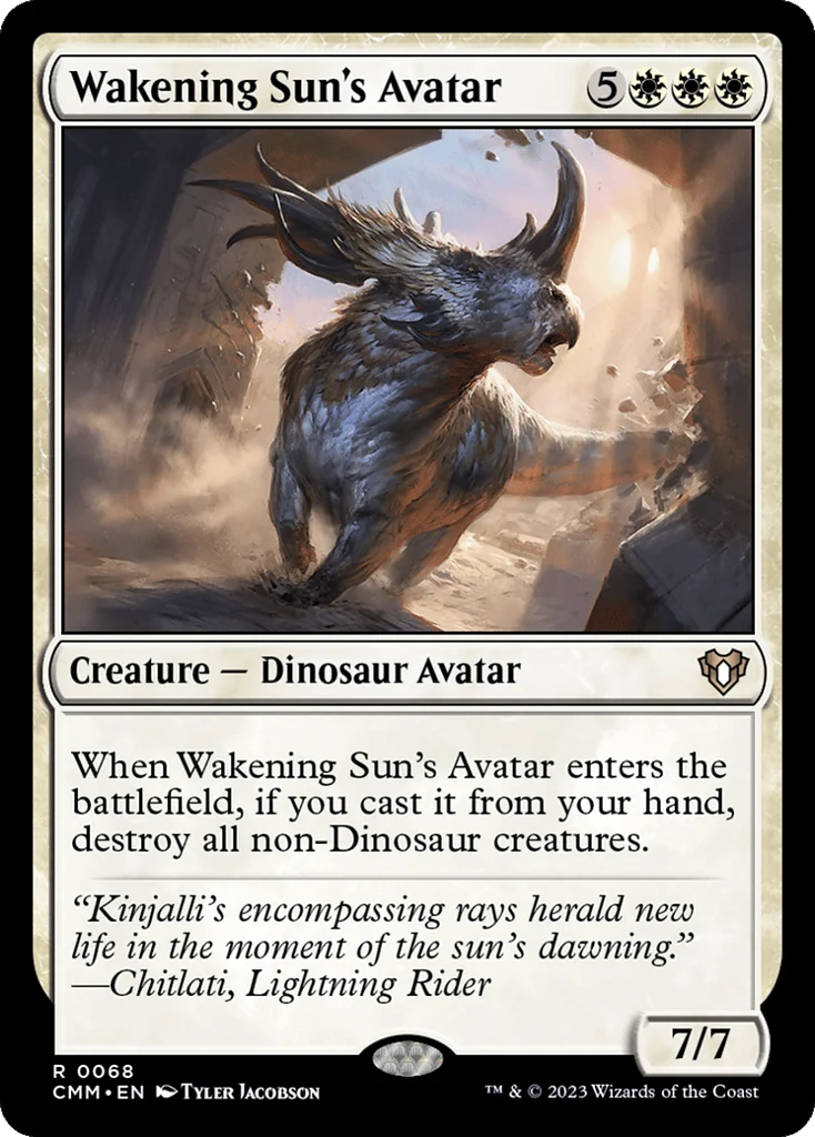 Wakening Sun's Avatar · Commander Masters