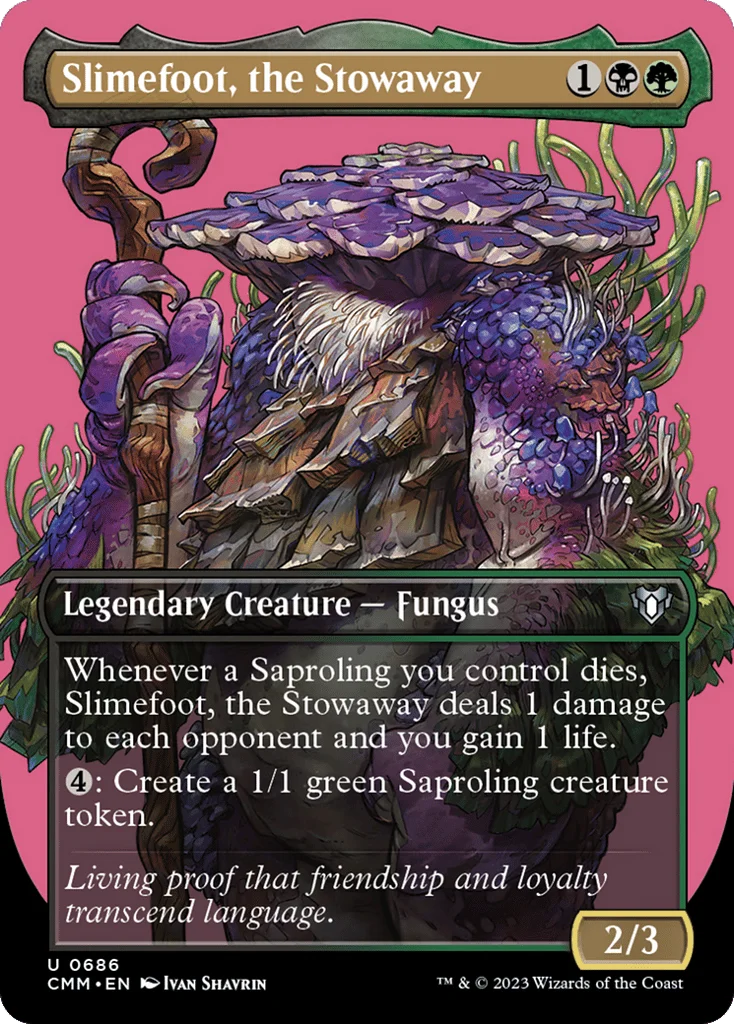 Slimefoot, the Stowaway · Commander Masters