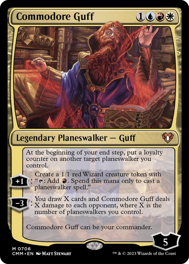 Commodore Guff · Commander Masters