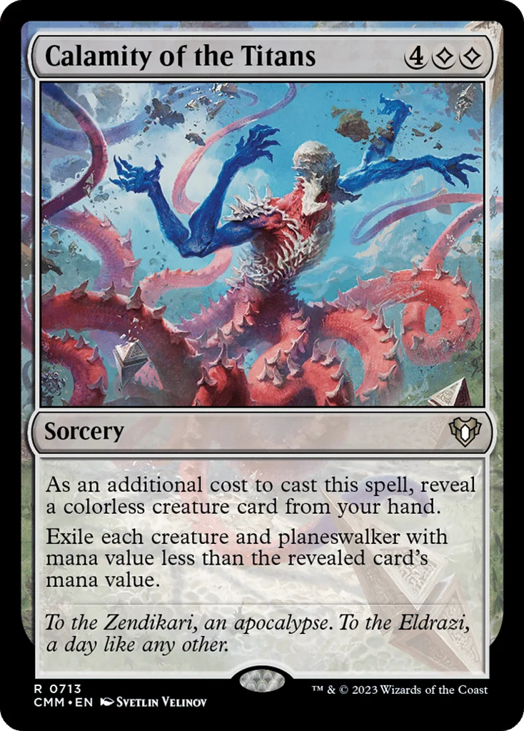 Calamity of the Titans · Commander Masters