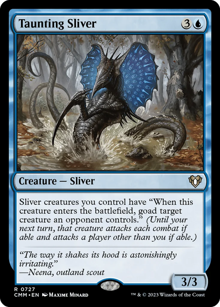 Taunting Sliver · Commander Masters