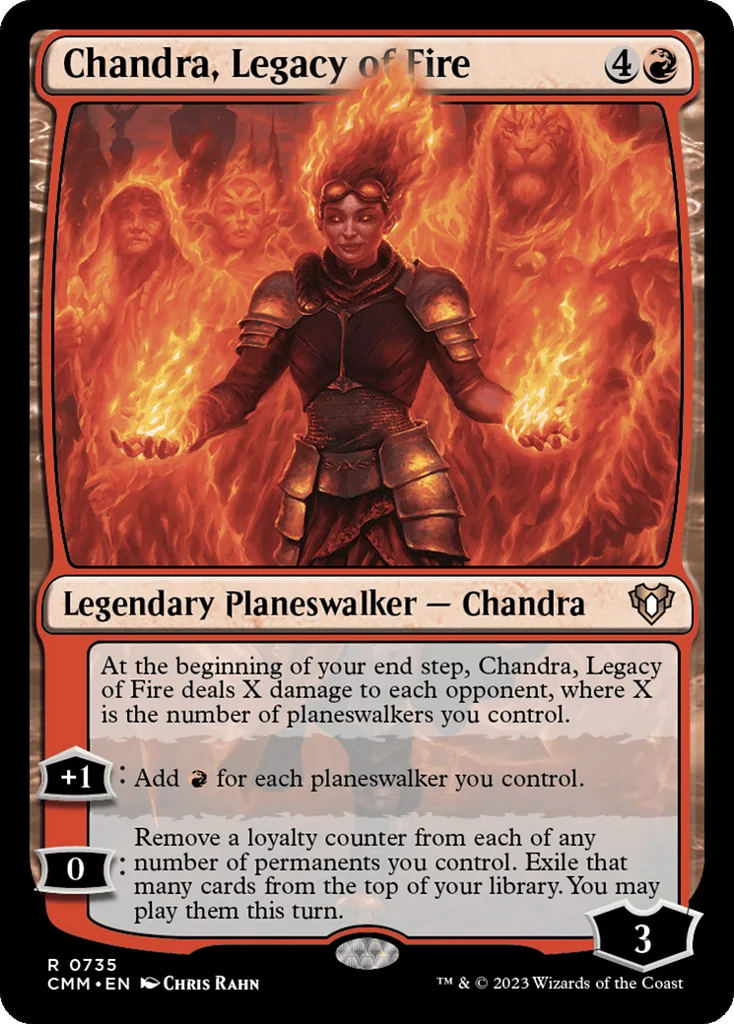 Chandra, Legacy of Fire · Commander Masters