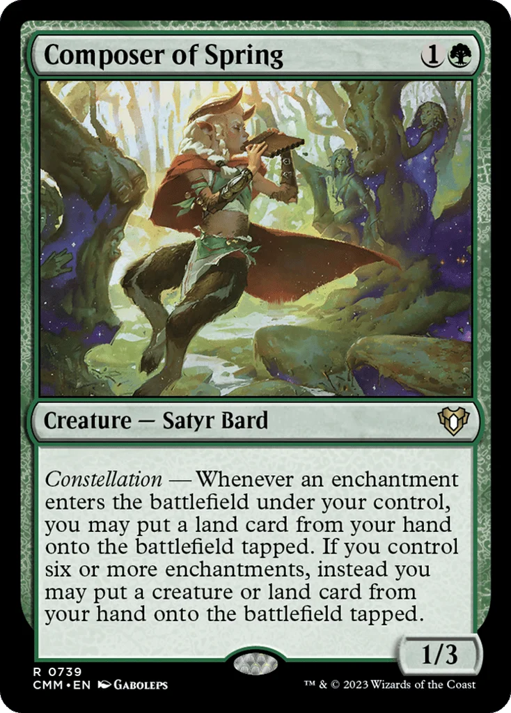 Composer of Spring · Commander Masters