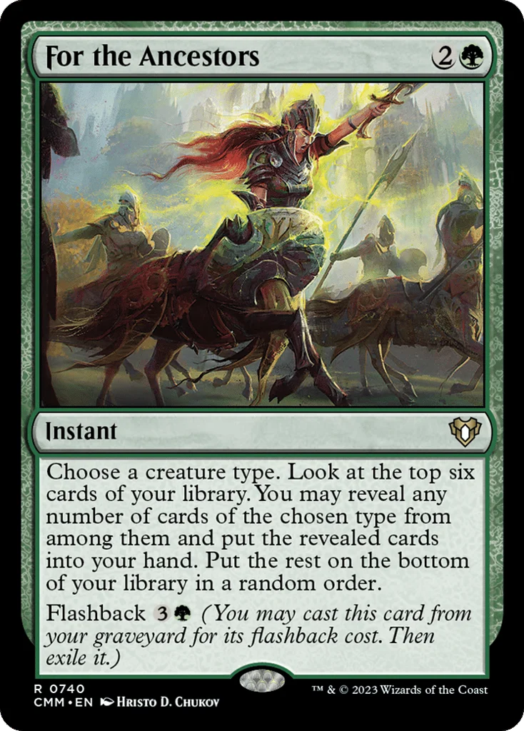 For the Ancestors · Commander Masters
