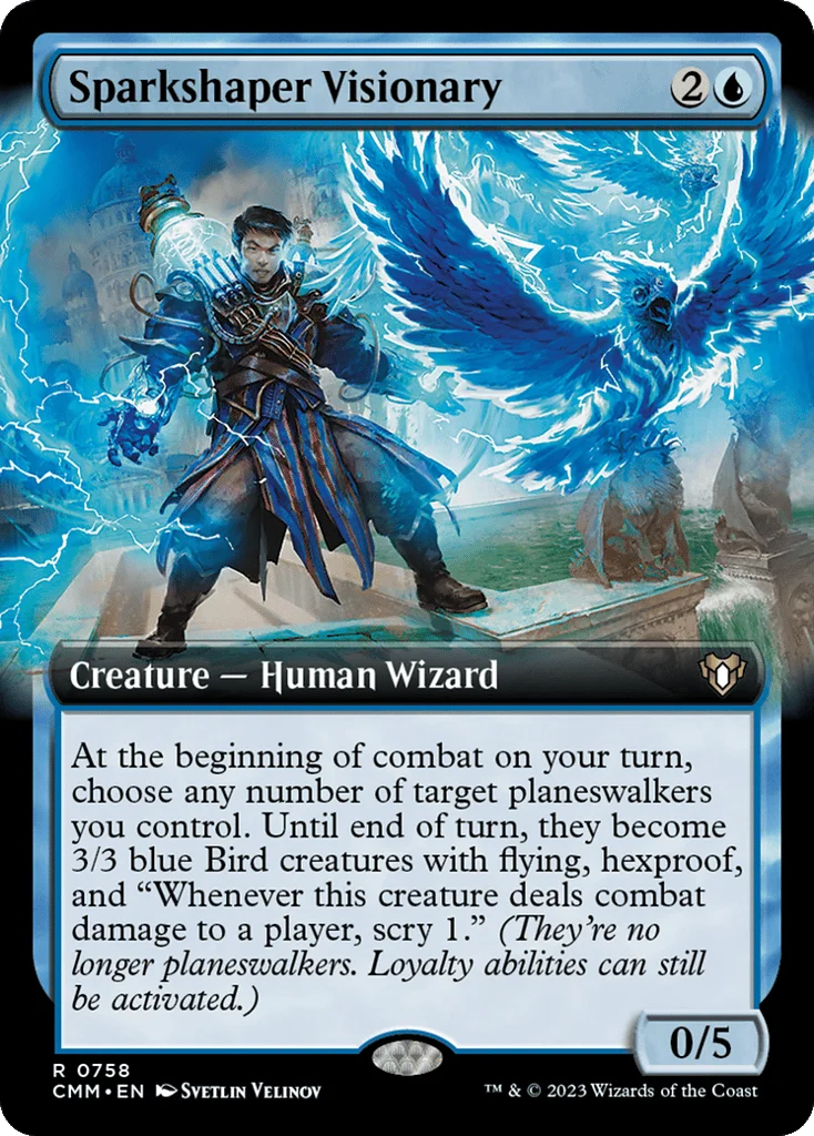 Sparkshaper Visionary · Commander Masters