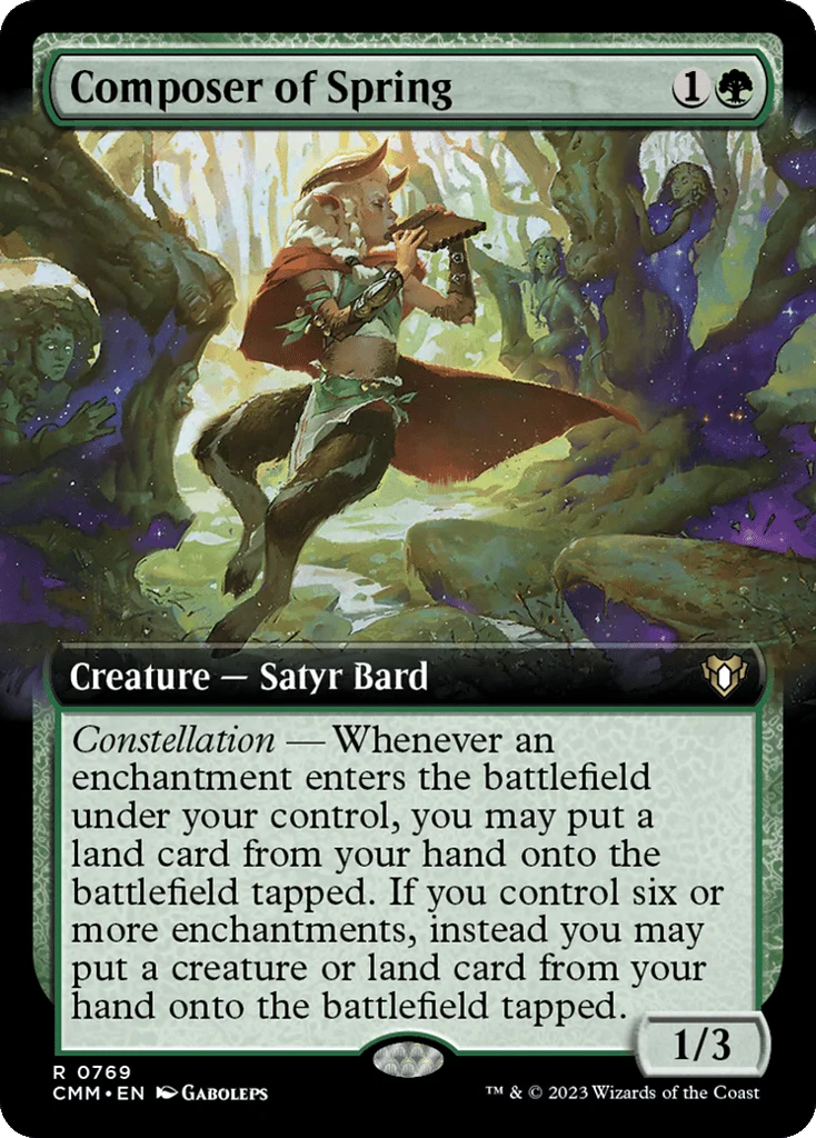 Composer of Spring · Commander Masters