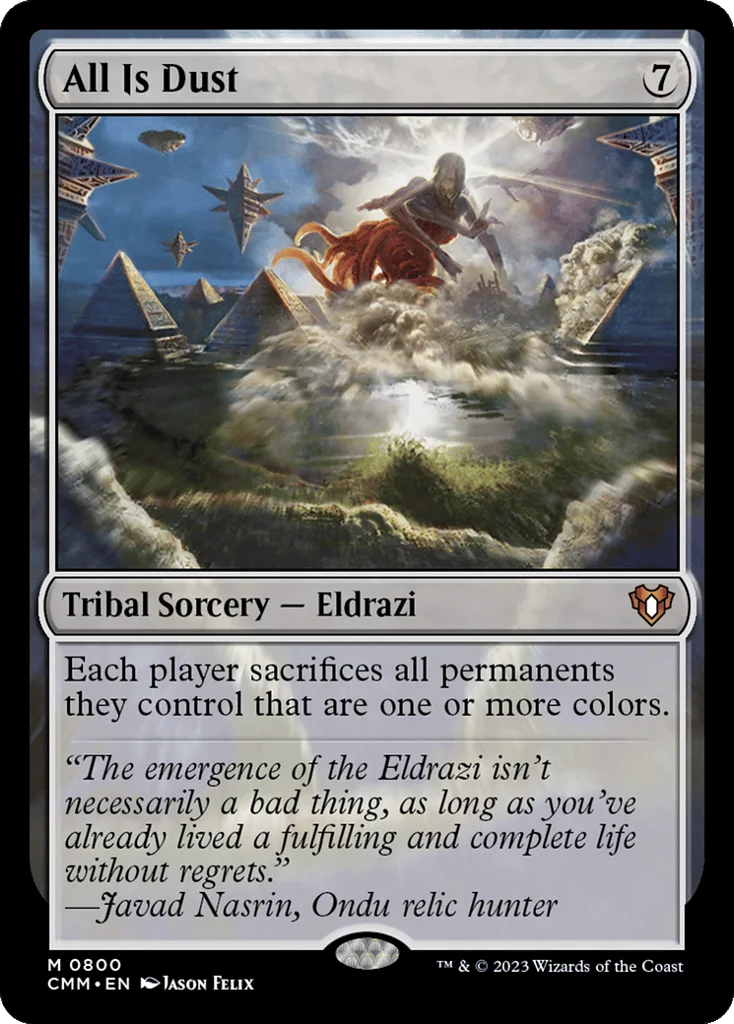 All Is Dust · Commander Masters