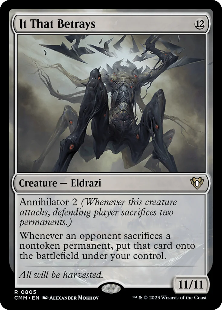 It That Betrays · Commander Masters
