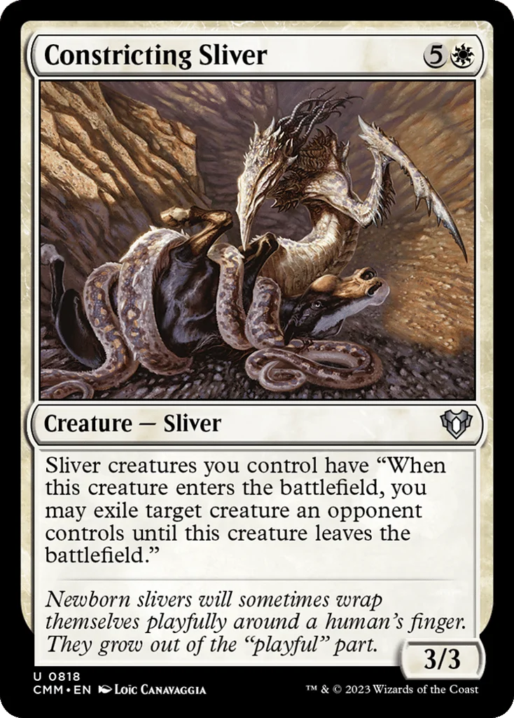Constricting Sliver · Commander Masters