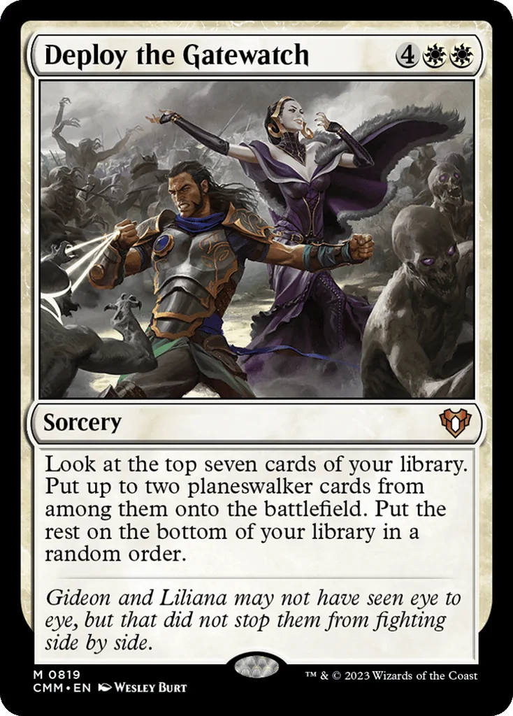 Deploy the Gatewatch · Commander Masters
