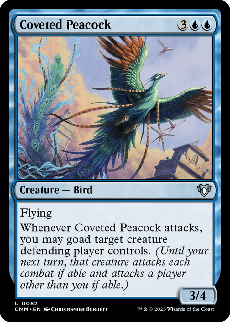 Coveted Peacock · Commander Masters