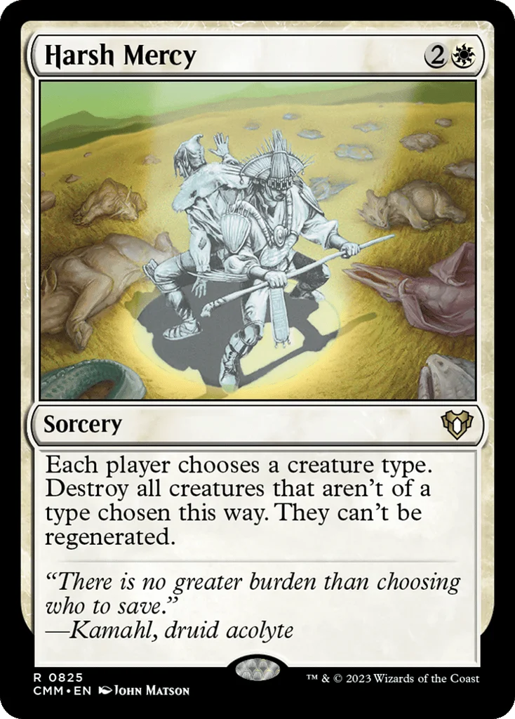 Harsh Mercy · Commander Masters