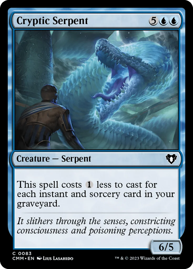 Cryptic Serpent · Commander Masters