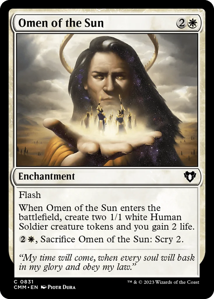 Omen of the Sun · Commander Masters